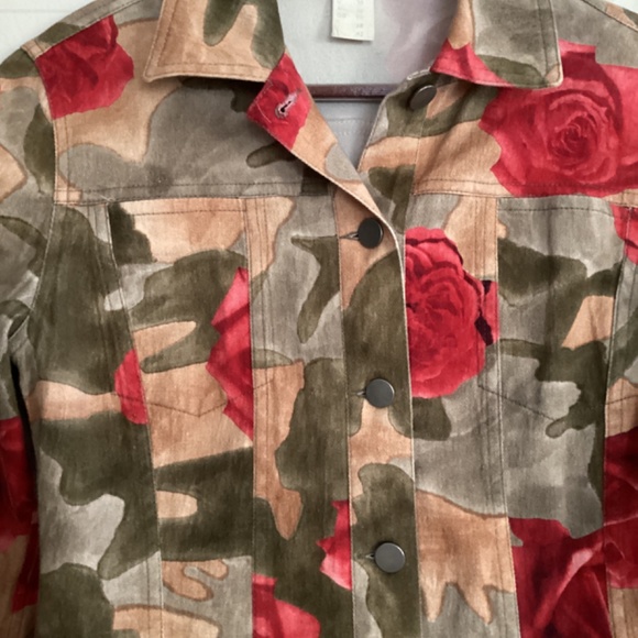 Floral Jeans Jacket - Picture 3 of 8